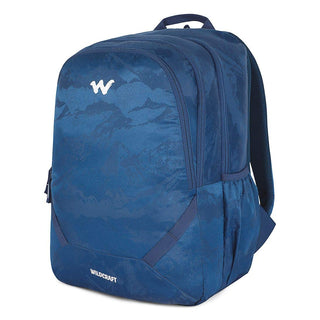 WildCraft 44 Ltrs Bravo 2 Jacquard Blue Casual Backpack - Genx Bags Online